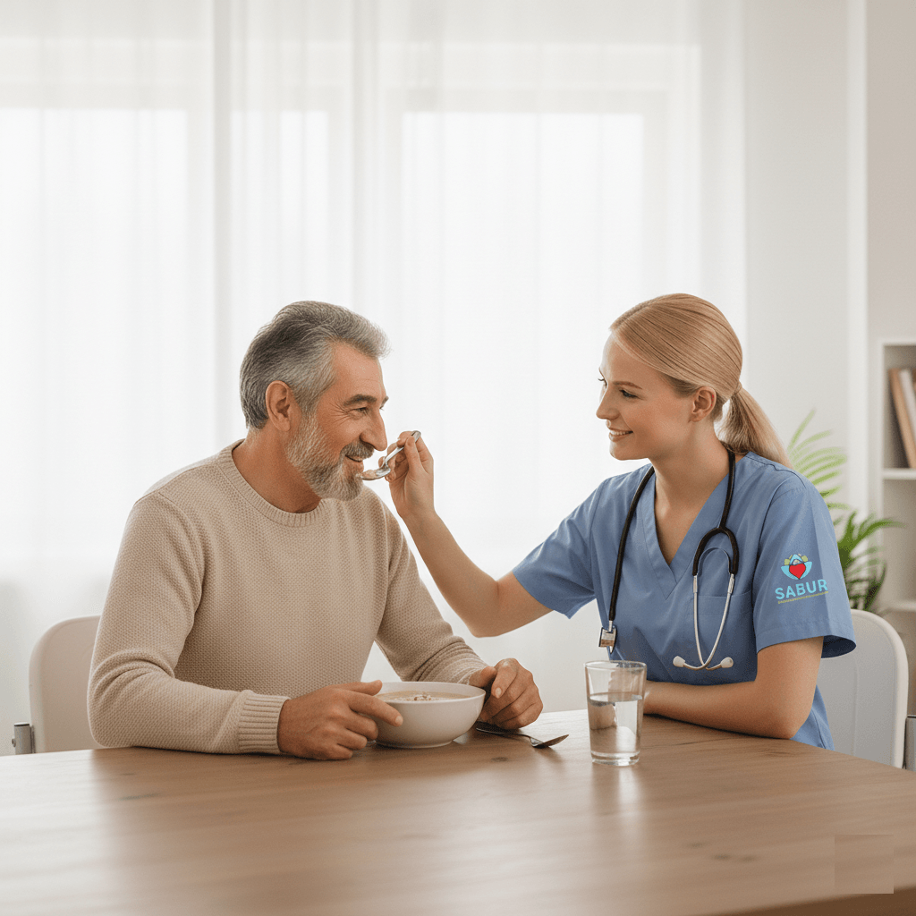 Essen anreichen in der Pflege in Braunschweig